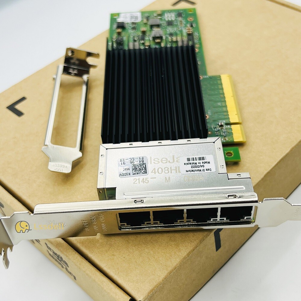 Dell Intel X710-T4L Quad Port 10GbE RJ45 Base-T Network Adapter