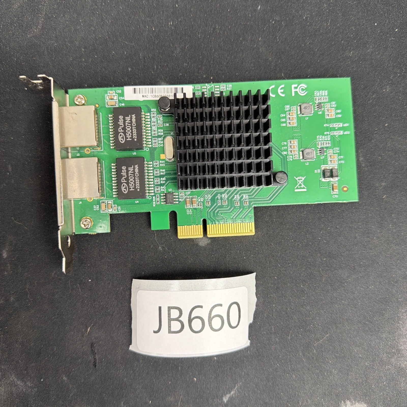 Intel 82576-S/4X Dual Port Gigabit Ethernet PCI-E Server Adapter 1 Giga JB660