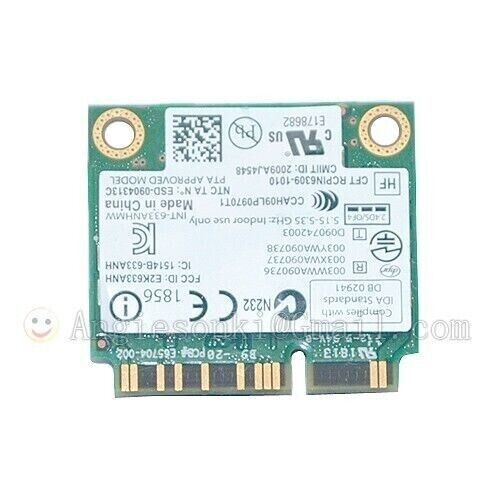 Intel Centrino Ultimate-N 6300 Wireless Card 802.11ABGN WiFi Adapter for Dell A