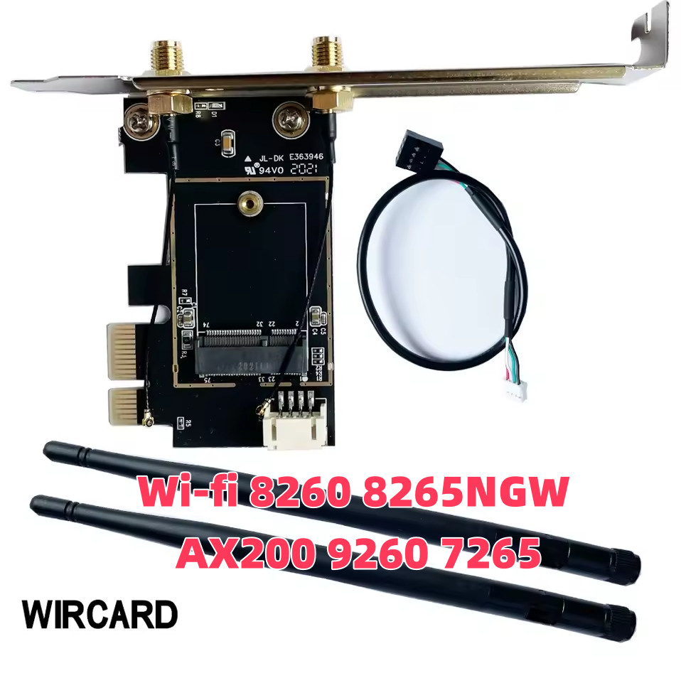 PCIE WiFi Card Adapter Wireless Network Card M2 NGFF Bluetooth FOR Desktop
