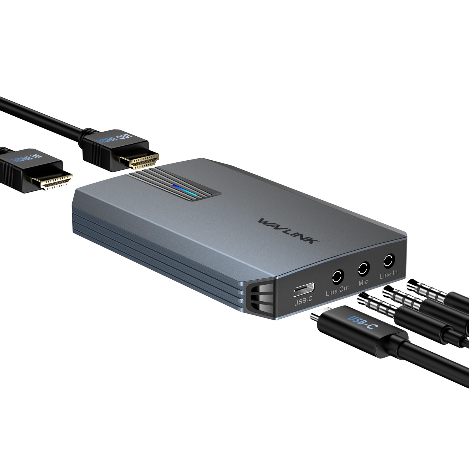 4K30/2K60/1080p120 4K HDMI Video Capture Card Plug-and-Play USB 3.0 Type-C