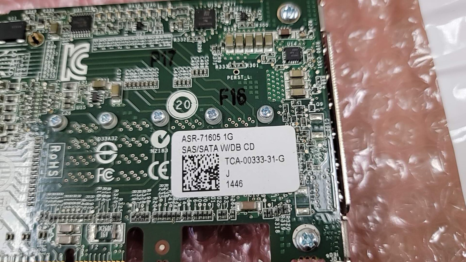Adaptec ASR-71605 16-Port 1Gbps PCIe RAID Card High Profile