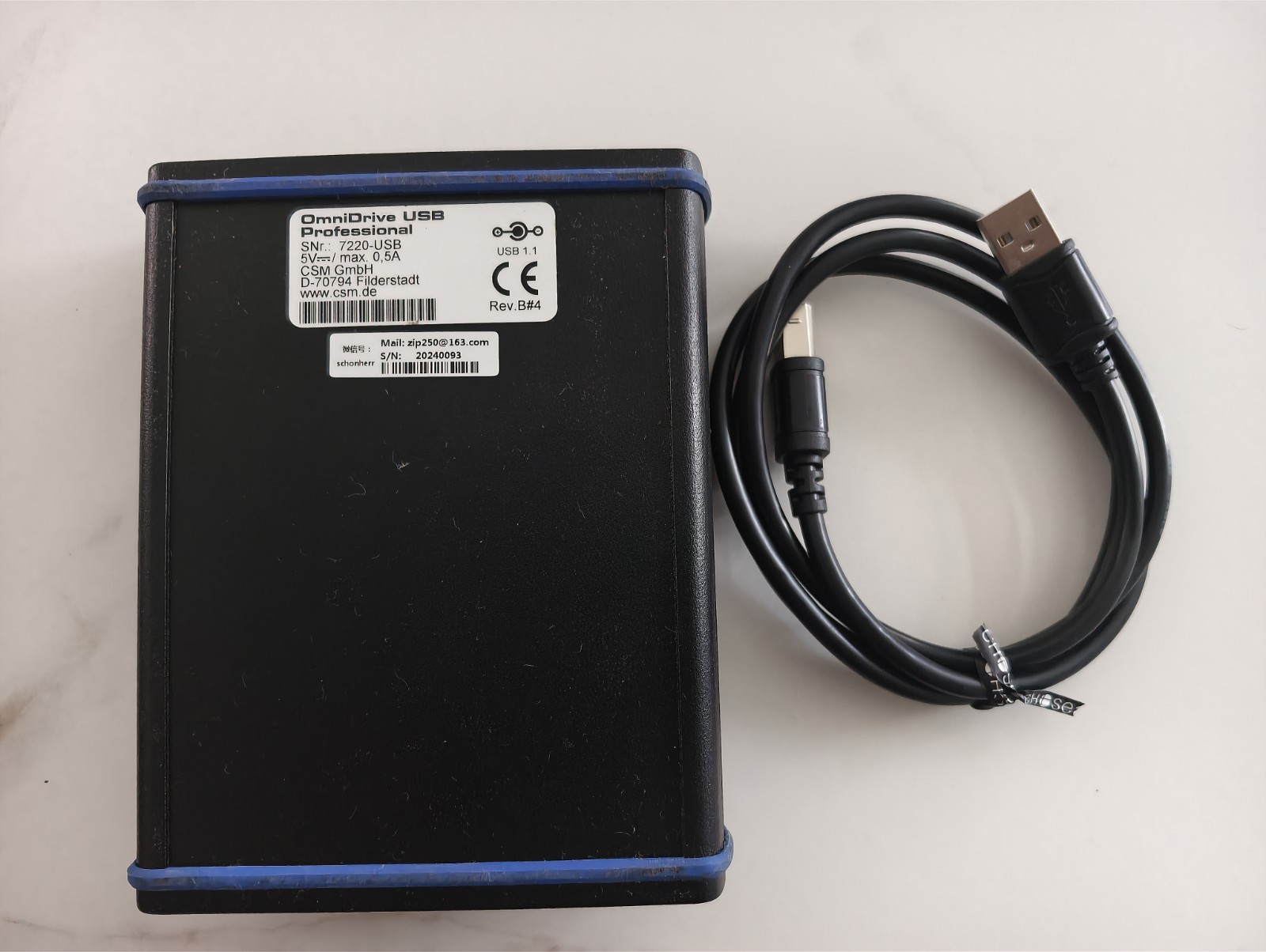 CSM omni drive USBprofessional USB to SRAM Card Read-Writer SN20240093