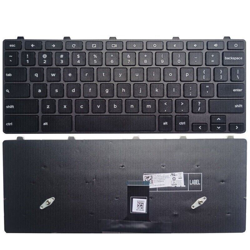 US English Backlit Keyboard for Dell Chromebook 3100 5190 P28T001 00D2DT 0D2DT