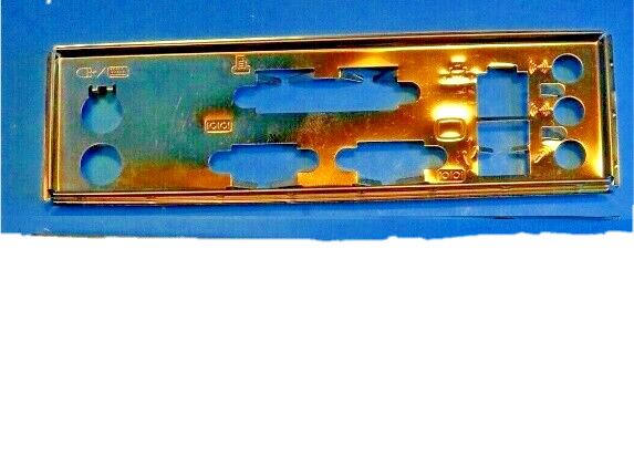 ATX Motherboard PS/2 RJ45 USB 2.0 Audio VGA Rear I/O Shield Backplate Back Plate