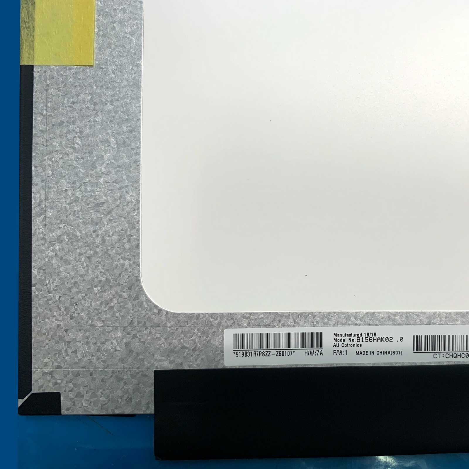 B156HAK02.0 H/W:7A LCD LED 40 pins NONE Touch Screen 15.6″ FHD 1080P NO Brackets