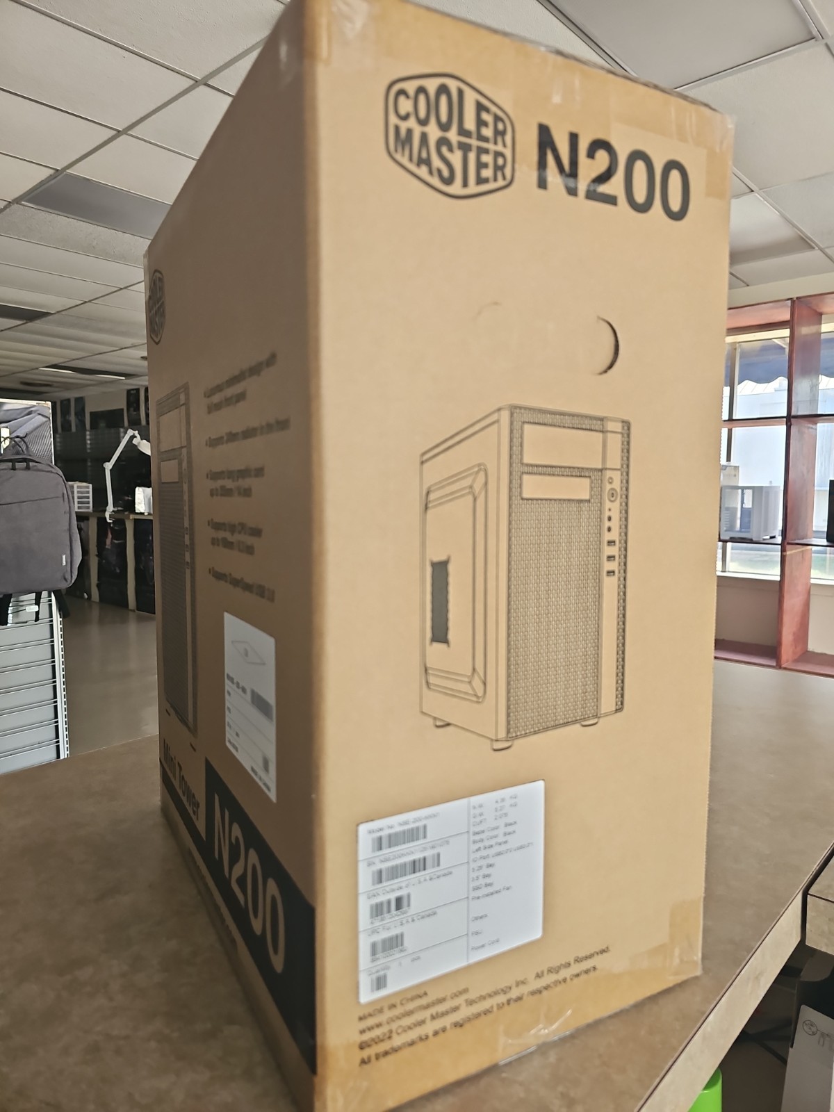 Cooler Master N200 Micro-ATX Mini Tower with Front Mesh Ventilation, USB 3.0