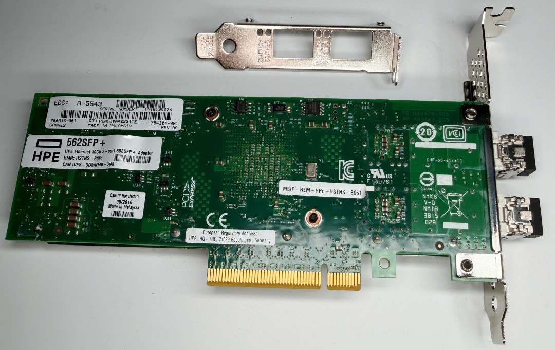 HP Intel X710-DA2 HPE 10Gb 2-port 562SFP+709DMZ-IN Ethernet Adapter 790316-001