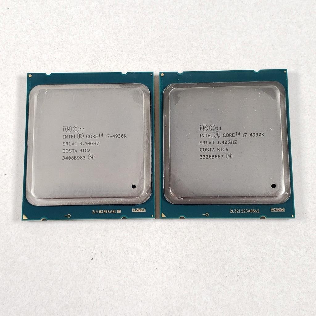Lot of 2 Intel i7-4930K 3.4GHz LGA2011 6-Core CPU Processor SR1AT