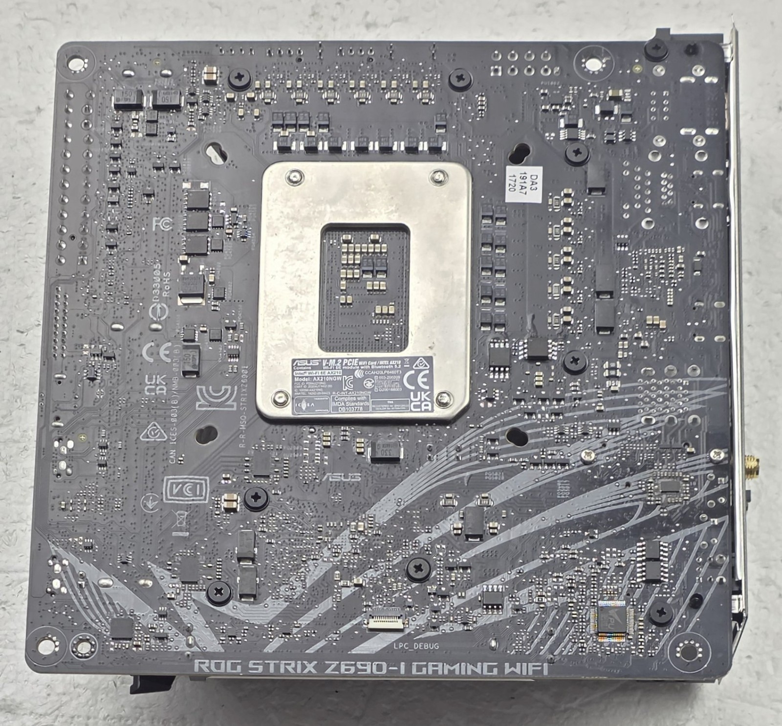 ASUS ROG Strix Z690-I Gaming WiFi LGA 1700 DDR5 PCIe 5.0 Mini-ITX Motherboard