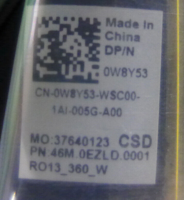 NEW Sealed Dell Inspiron 13 7386 2-in-1 13.3″ LCD Touchscreen Assembly W8Y53