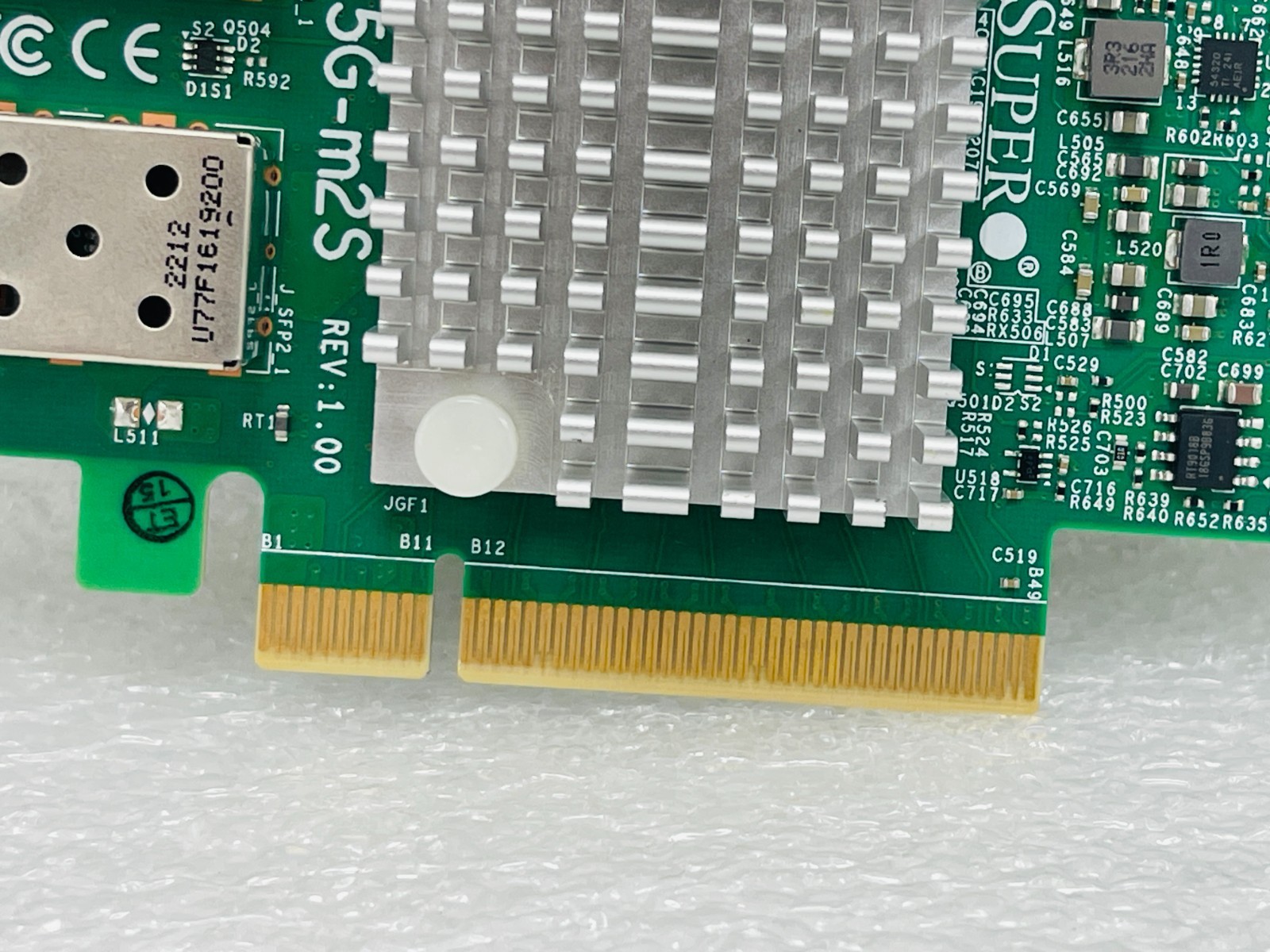 USED – Supermicro AOC-S25G-M2S 25Gbps 2-Port PCI-E 3.0×8 SFP28 W/ Free Shipping