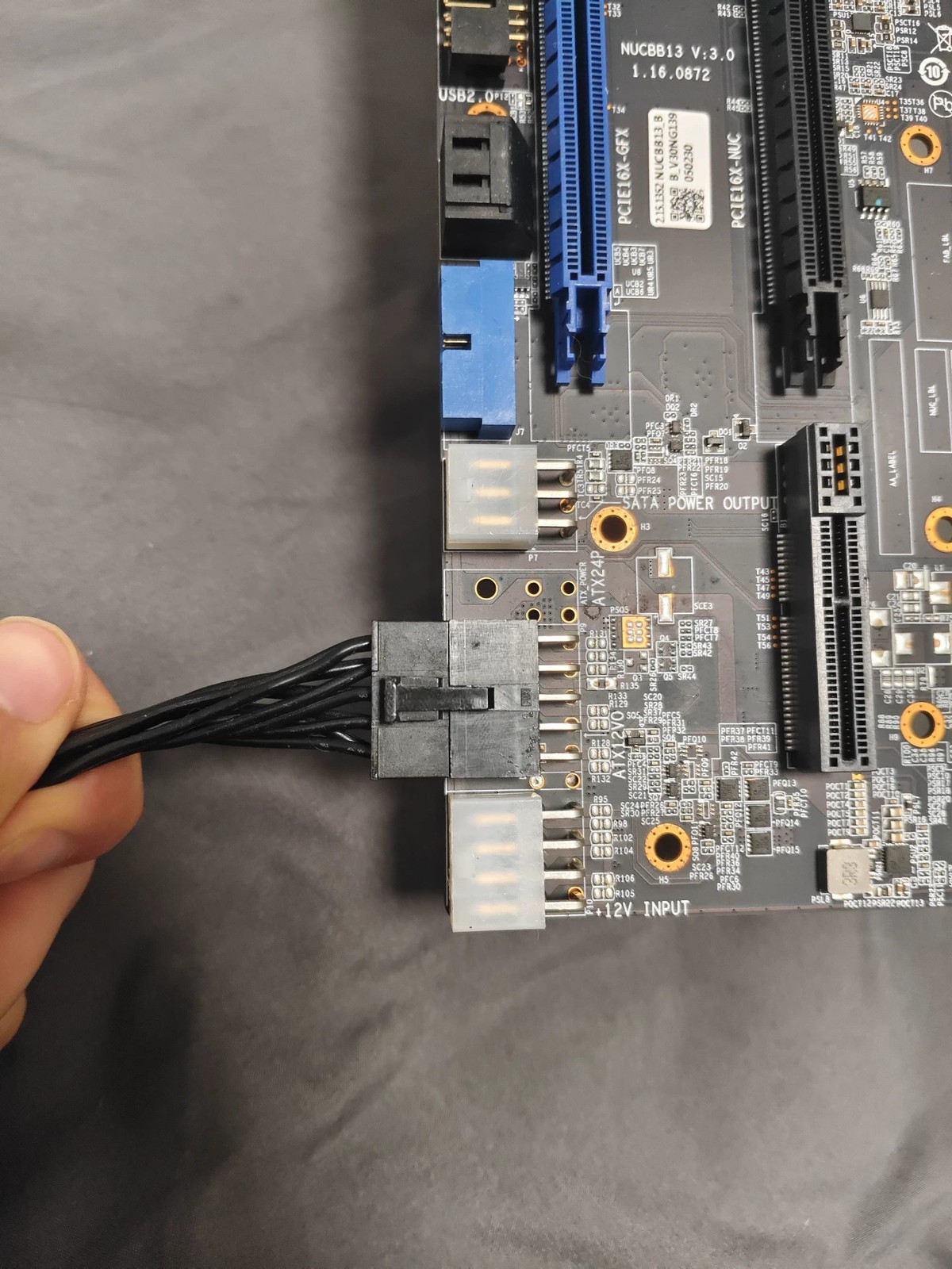 Power supply for Intel NUC 13 Extreme Baseboard DIY