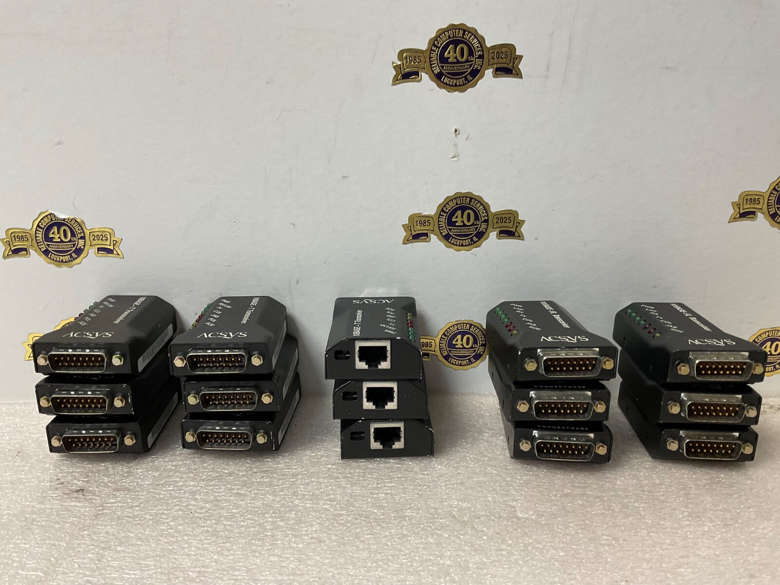 CONNECTWARE Lot 15 10BASE Transceiver -9- 98098-2 10BASE-T -6 98099-5 10BASE-FL