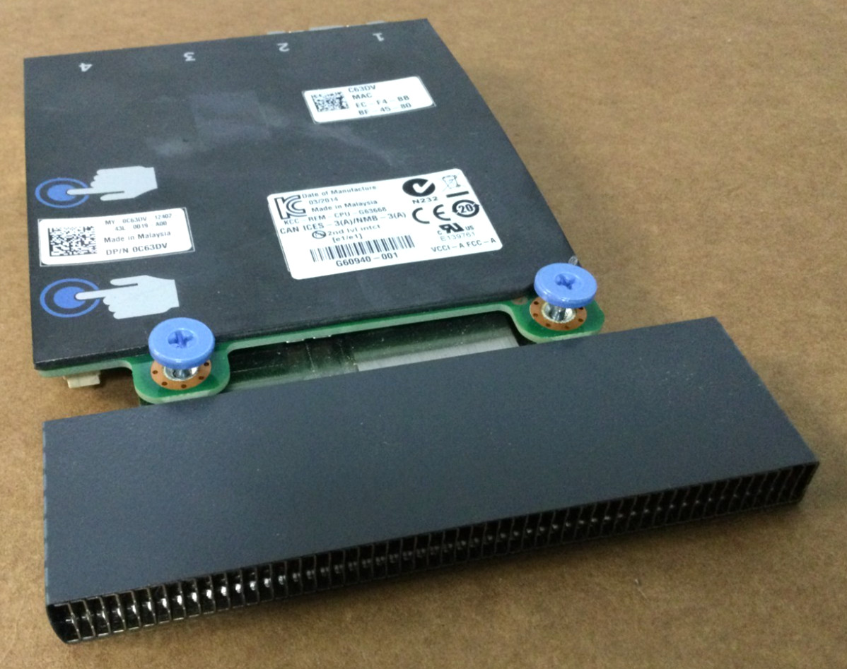 DELL 0C63DV C63DV R720 INTEL QUAD PORT NETWORK CARD