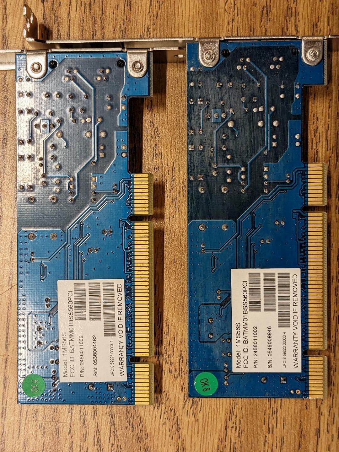 Lot of 11 – Misc. Brands FAX Modem Internal PCI – MW560CI, 1303 (see pictures)