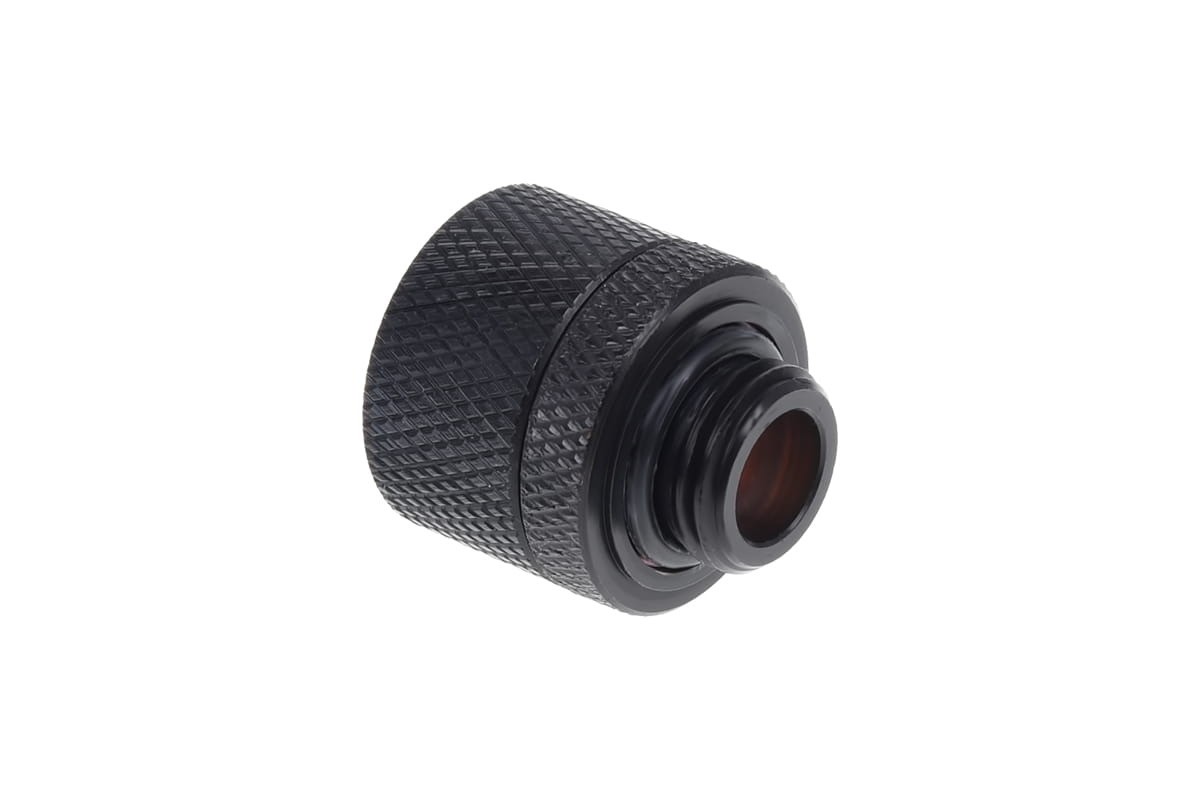Alphacool HF 16/10 G1/4 Compression Fitting, Deep Black, 6-pack