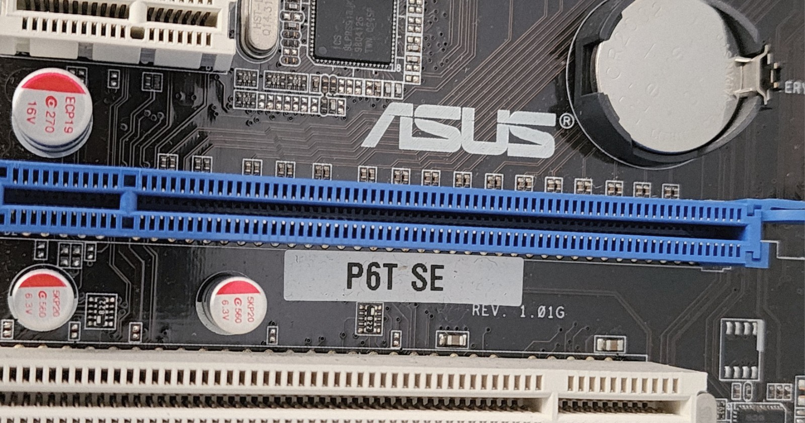 ASUS P6T SE Motherboard W/Ram See Description