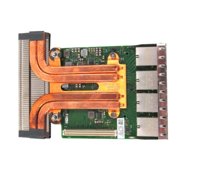 Lot of 5x Dell Intel 64PJ8 4x 10GbE RJ45 Ethernet Network Daughter Card X550-T4