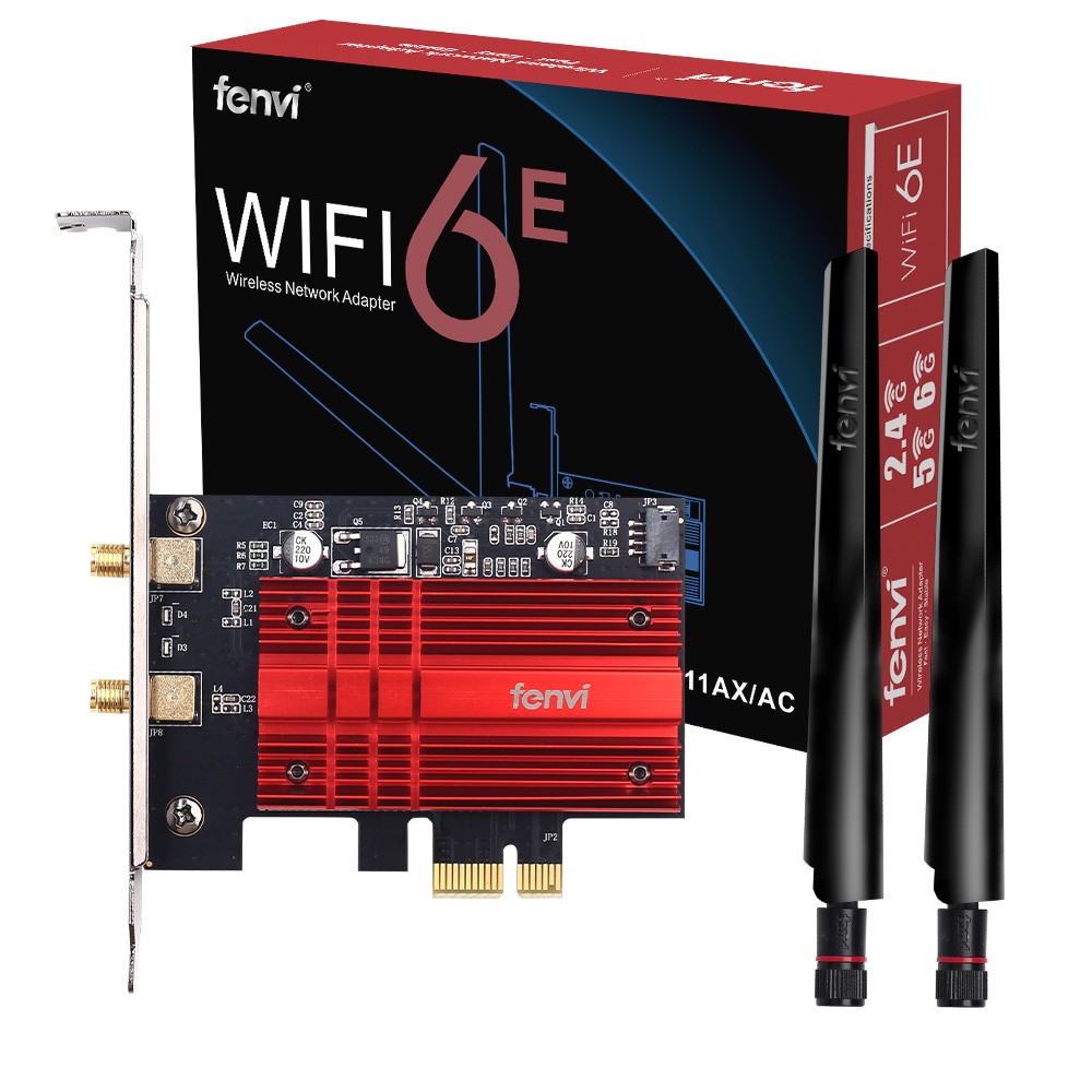 AX210 PCI-E WiFi 6E Tri-band Bluetooth 5.3 5400Mpbs Wireless Adapter Wifi Card