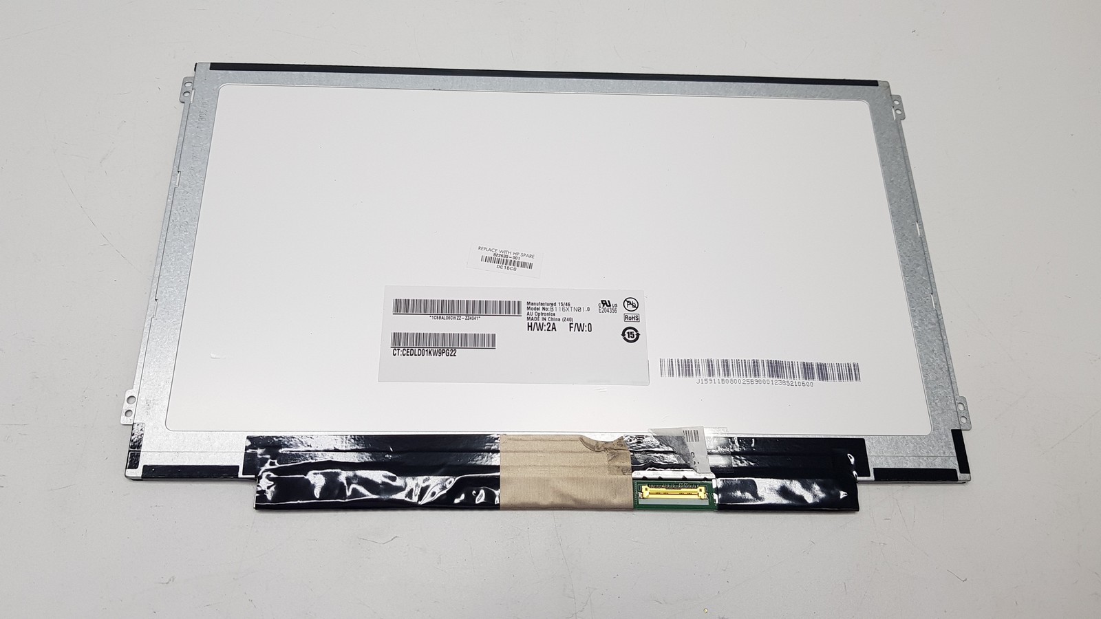 AU Optronics 11.6″ LCD Laptop Screen 1366×768 WXGA Matte 30pins B116XTN01.0