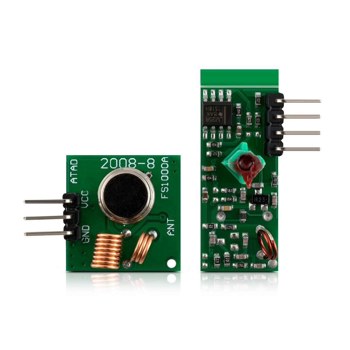 433 MHz Transmitter and Receiver Module Kit for Remote Control Raspberry Pi A…