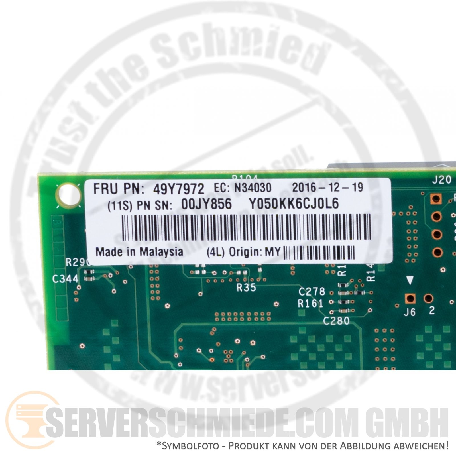IBM Lenovo Intel X540-T2 2x 10GbE RJ-45 Copper Network Ethernet PCIe x8 Control