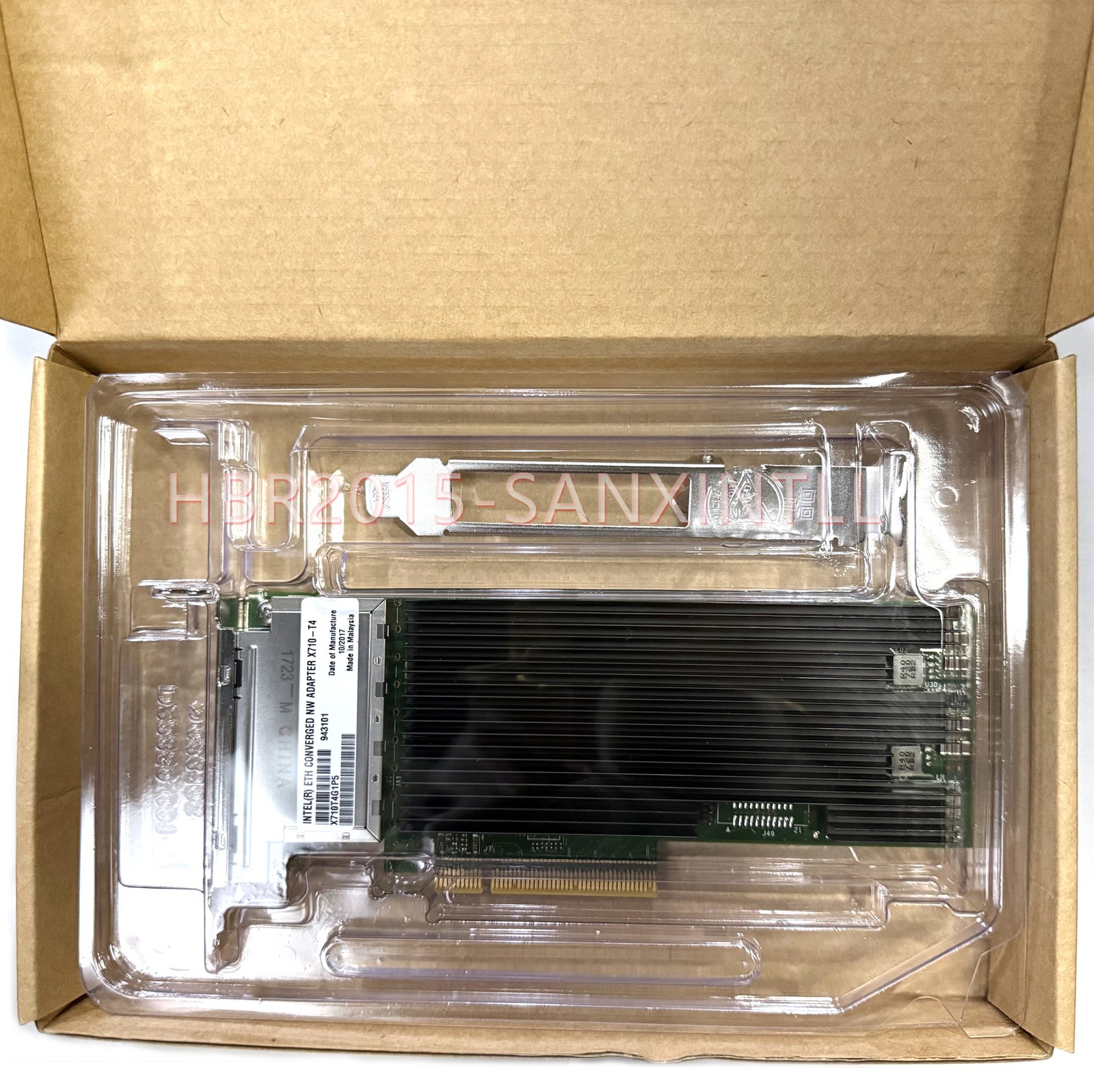 Original Intel X710-T4 Ethernet Converged Network Adapter X710T4 X710T4BLK 4Port