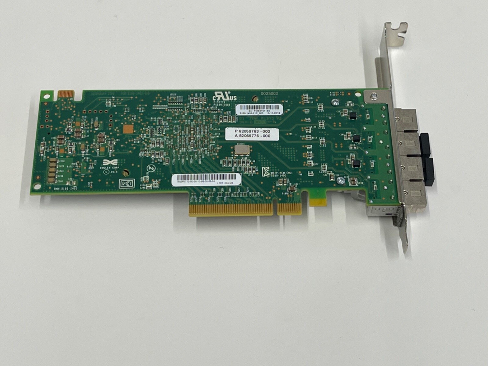 Emulex LightPulse LPe31004-M6 4-Port 16Gb Fibre Channel Adapter High Profile