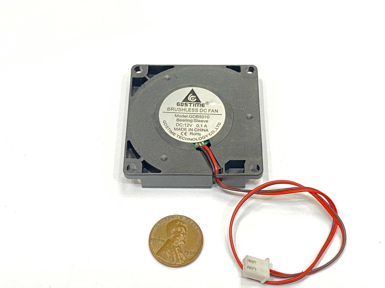 4 Pieces 12V Blower Fan 5010 5cm cooling 50mm x 10mm 2pin quite silent E31