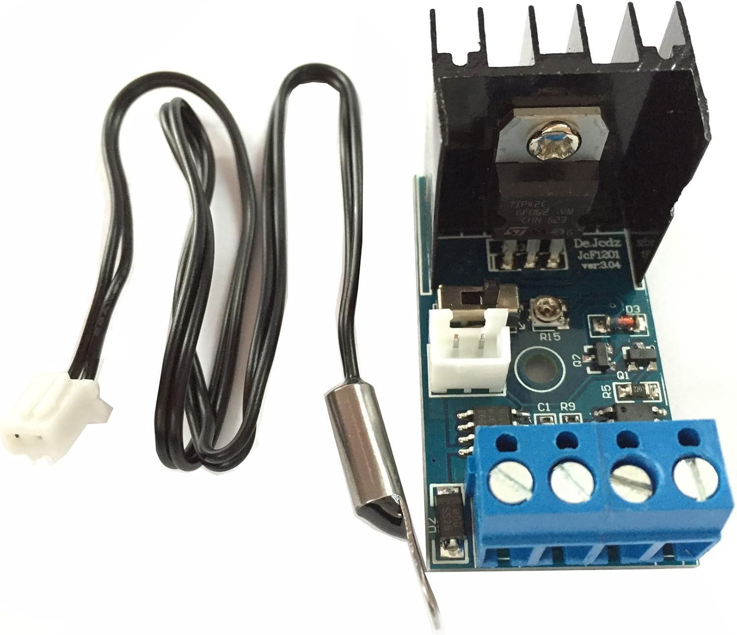 DC 12V 1A Automatic PC CPU Fan Temperature Control Speed Controller Case Fan Gov