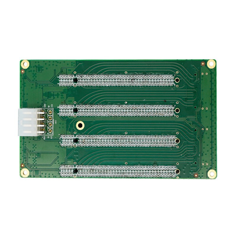 2 Port SFF-8654 to 4 PCIe x16 Slot Adapter