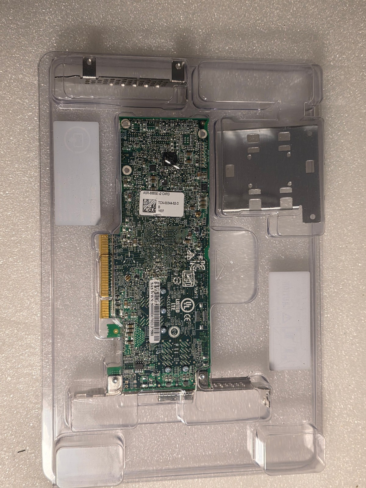 ADAPTEC Series ASR-8885E 12GB/S 512MB CACHE Raid Controller Card PCA-00344