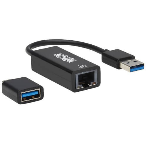 Eaton Tripp Lite Series USB-C, USB-A to RJ45 Gigabit Ethernet Network Adapter (2