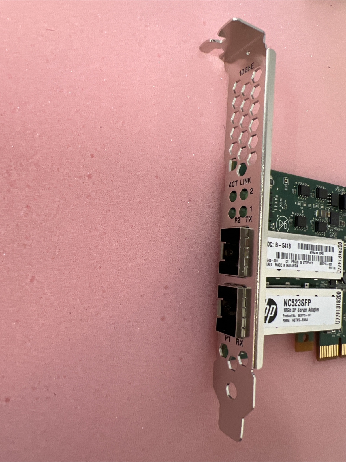 HP QLE3242-HP NC523SFP 2-Port 10GB Server Adapter Cards (High Profile) FREE SH