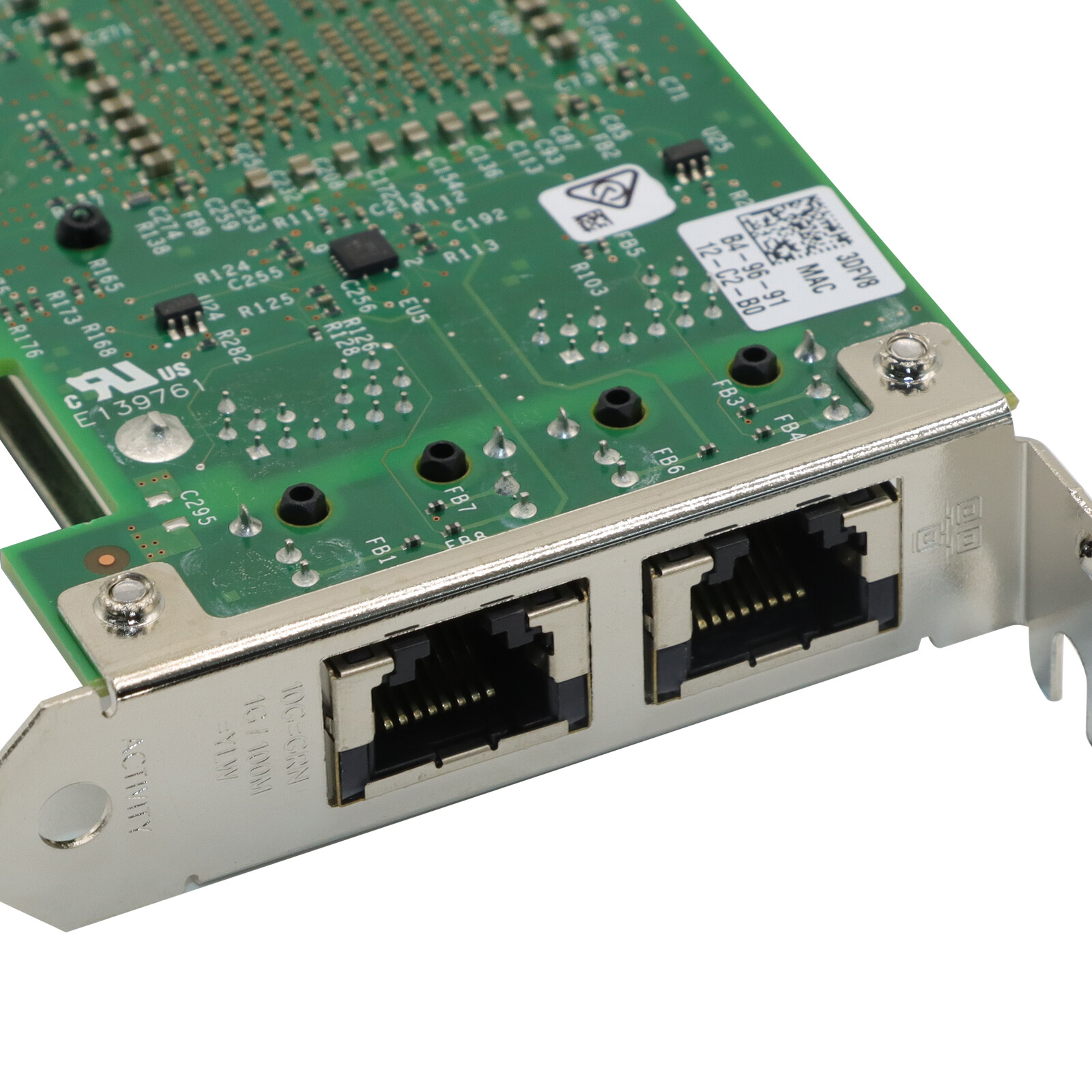 Genuine Dell/Intel X540-T2 Dual Port 10GbE Converged Network Adapter 3DFV8 Long