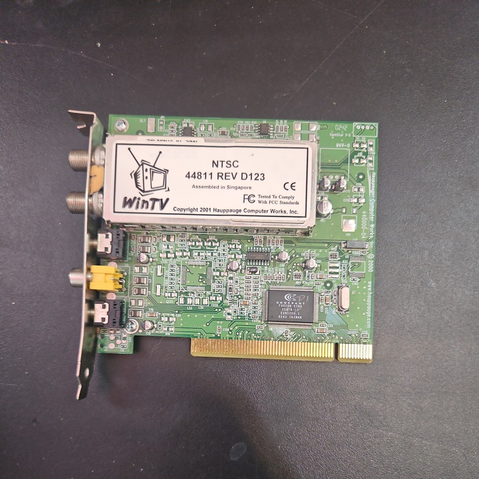 WinTV TV Tuner NTSC 44811 Rev D123 Computer Woks,Inc