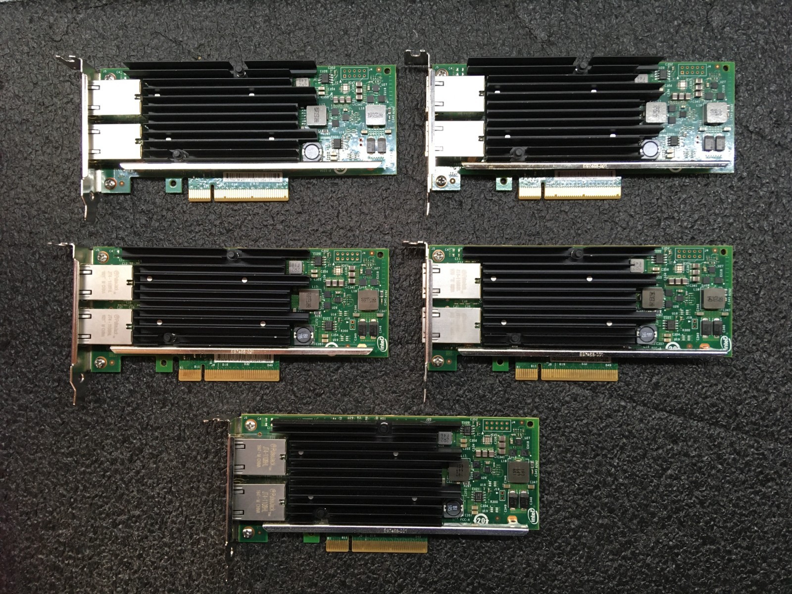 Lot of 5 IBM 49Y7972 Dual Port 10Gb Network Adapter