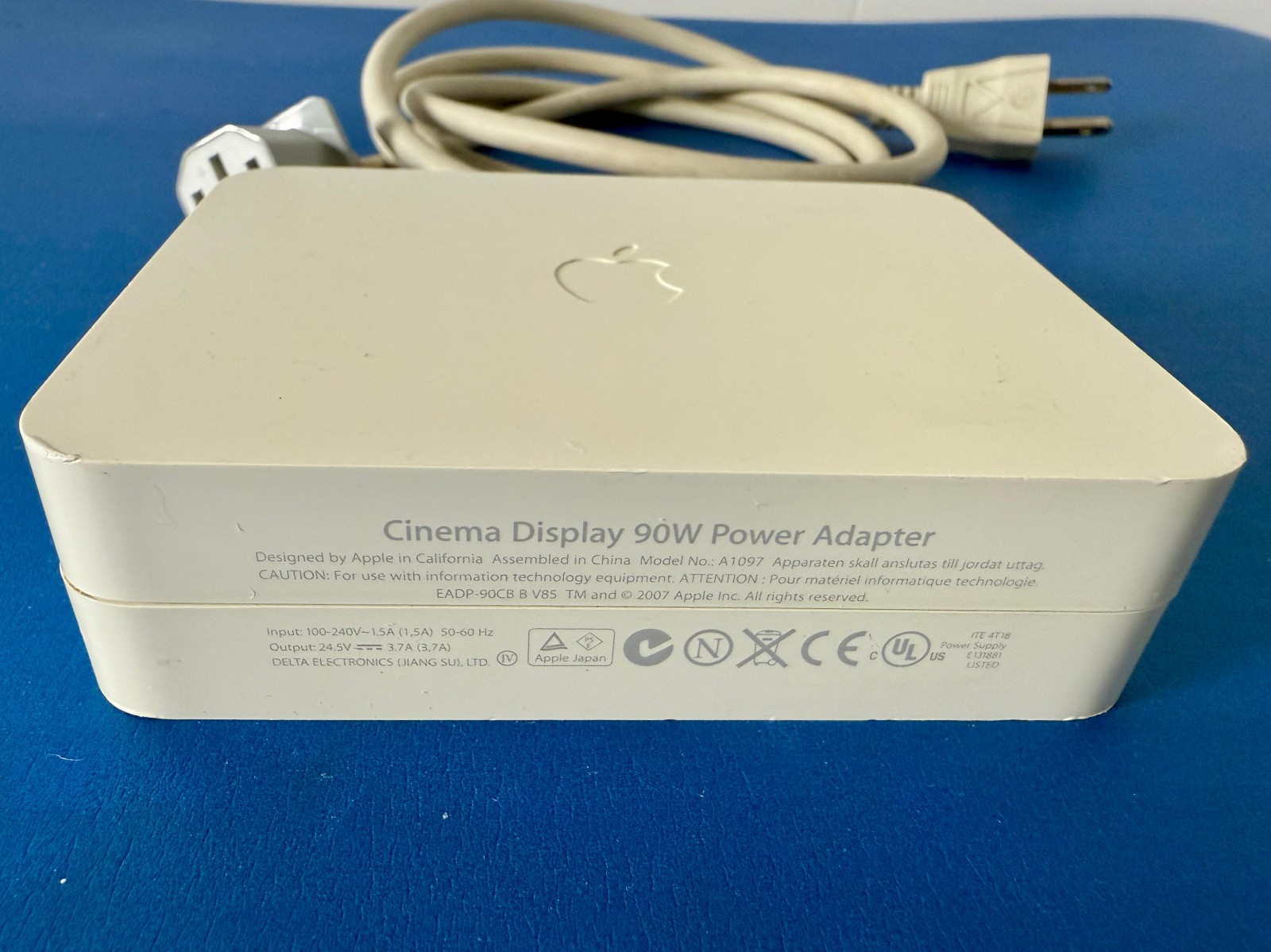 Apple A1097 Cinema HD Display 90W Power Adapter for 23” DVI Cinema Display Cord