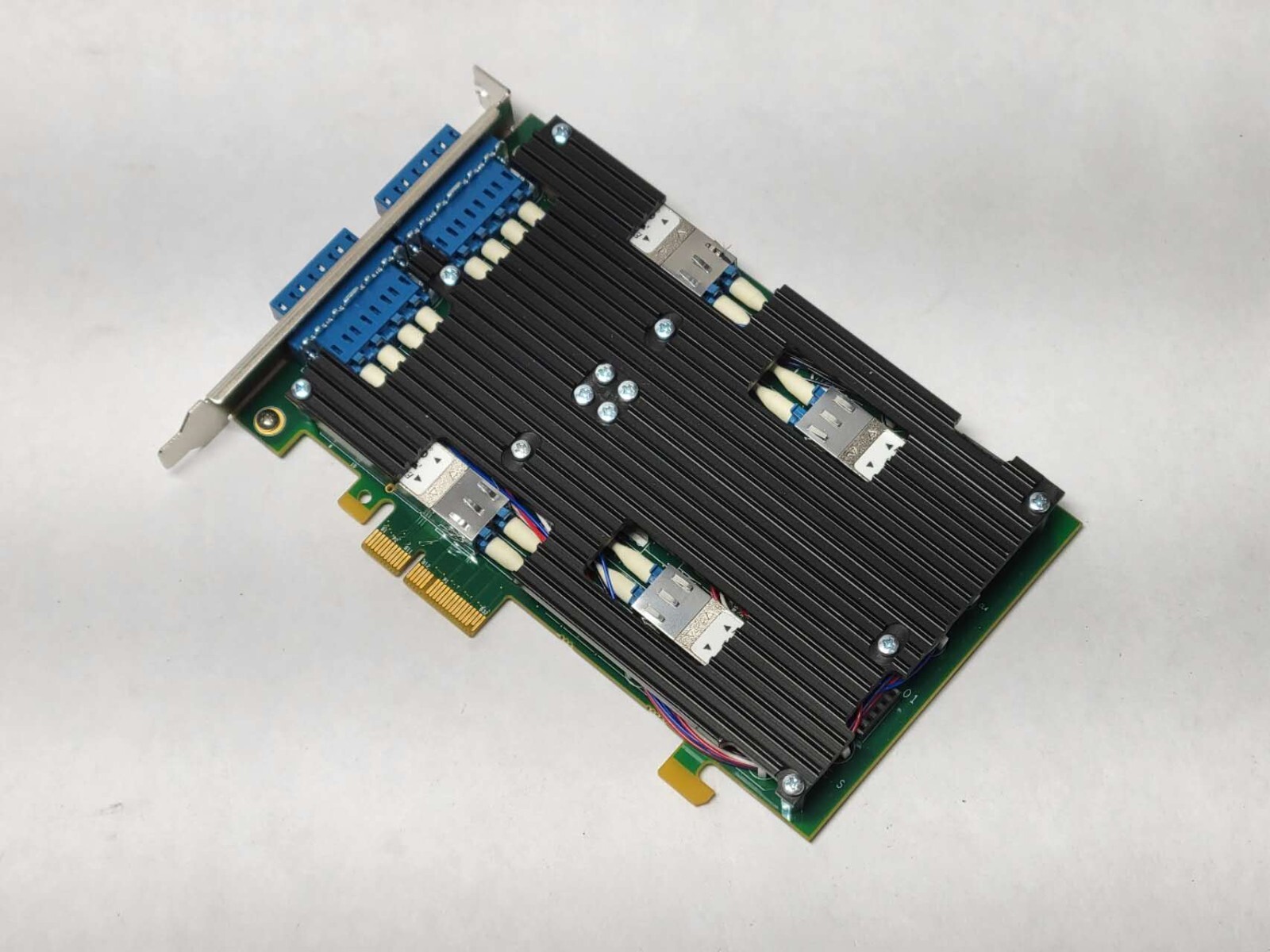 SILICOM PE2G4BPFI80-LX-SD-G Quad Port Fiber Gigabit Ethernet PCI Bypass Adapter