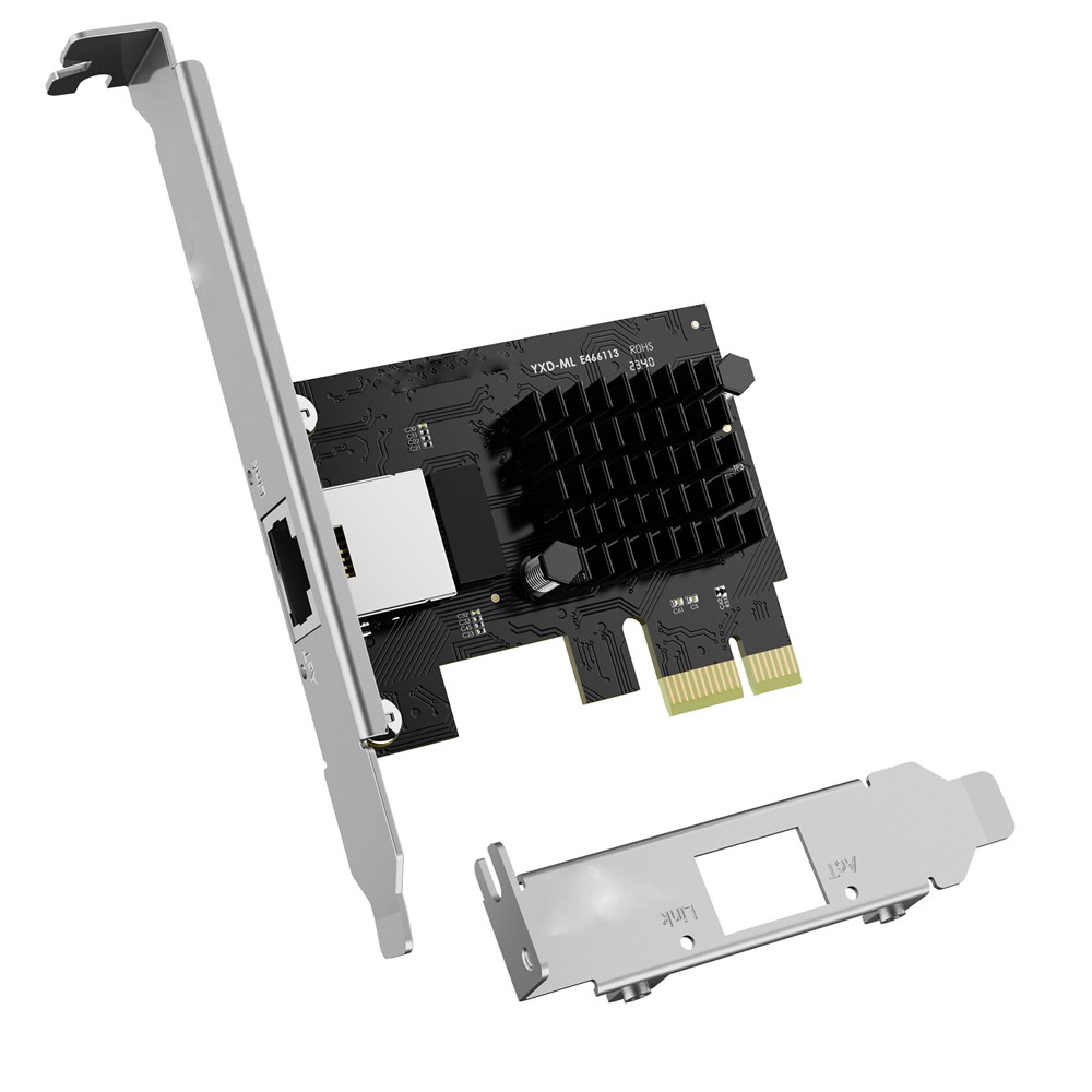5Gbps PCIe Network Adapter RTL8125 Multi-Gigabit Ethernet Card PCI-E to RJ45 LAN