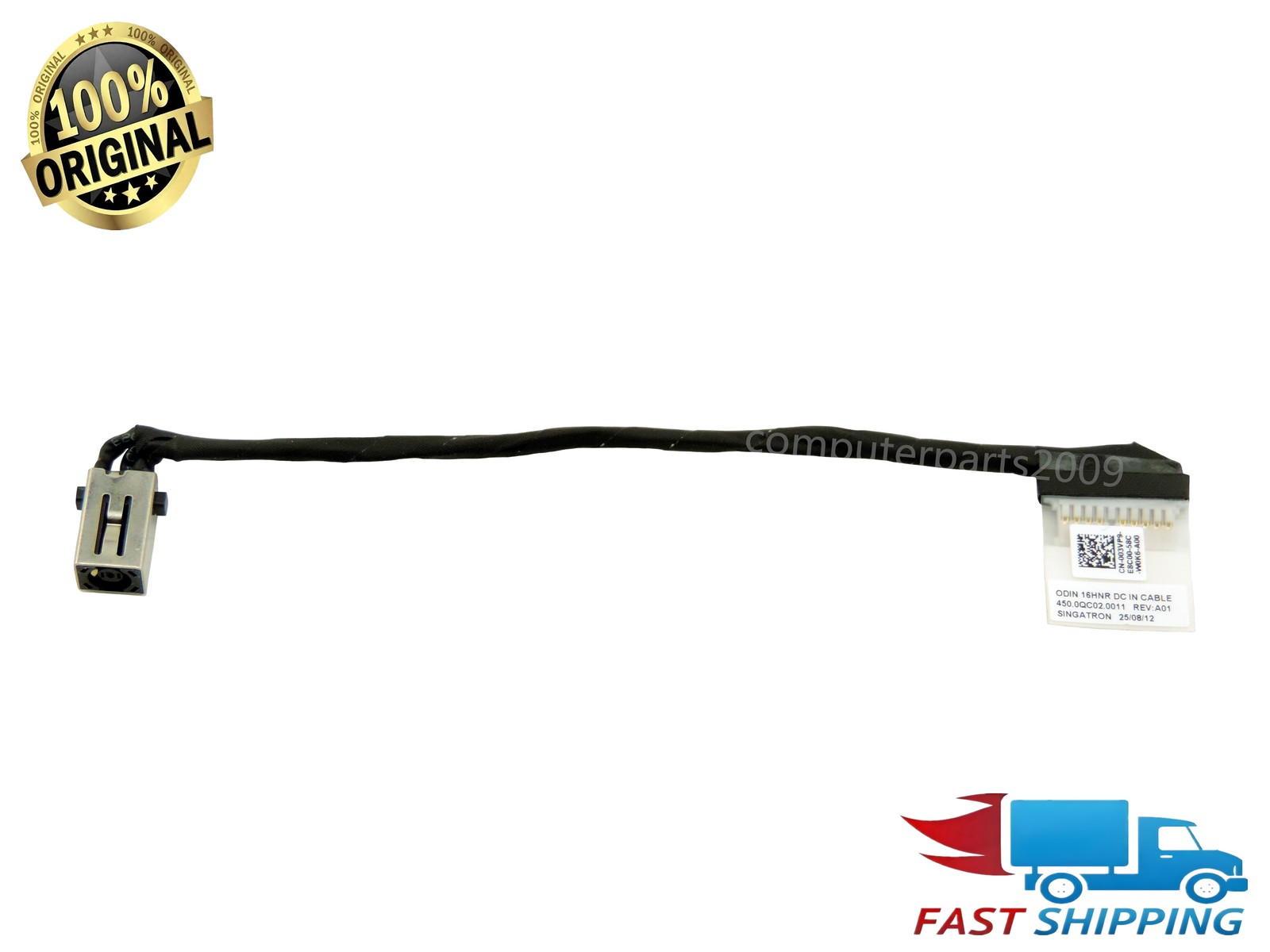 Original for Dell Vostro 7620 0XCD0K Laptop DC IN power jack cable charging port