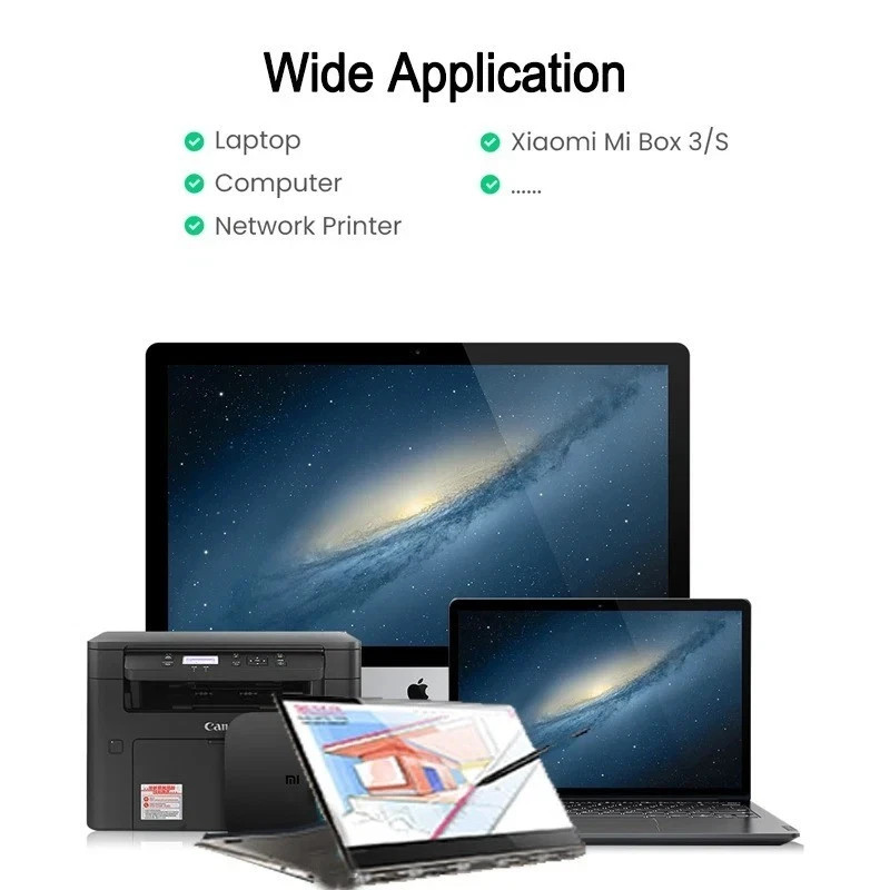 USB 3.0 Gigabit Ethernet LAN RJ45 1000Mbps Network Adapter For Windows PC Mac