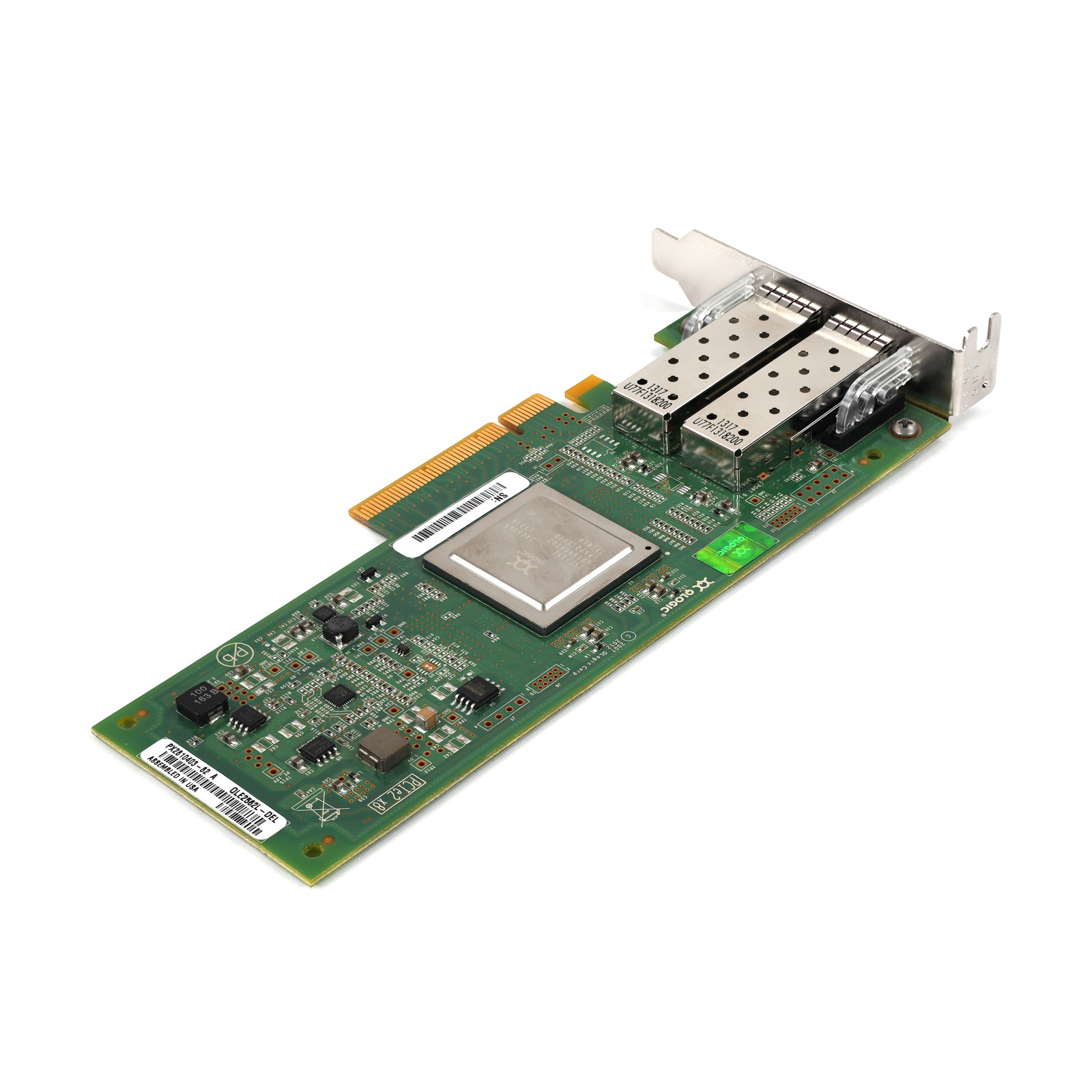 Dell 0RW9KF Qlogic QLE2562 Dual-Port 8GB FC PCIe 2.0 x8 NIC Half Height Bracket