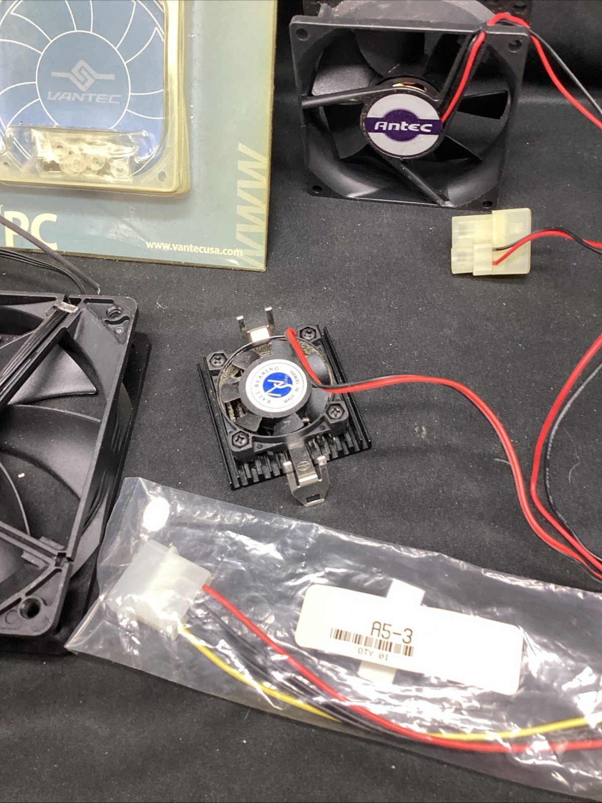 Vtg CPU Cooling Fans & Damper Kit, see description for details Qty 3