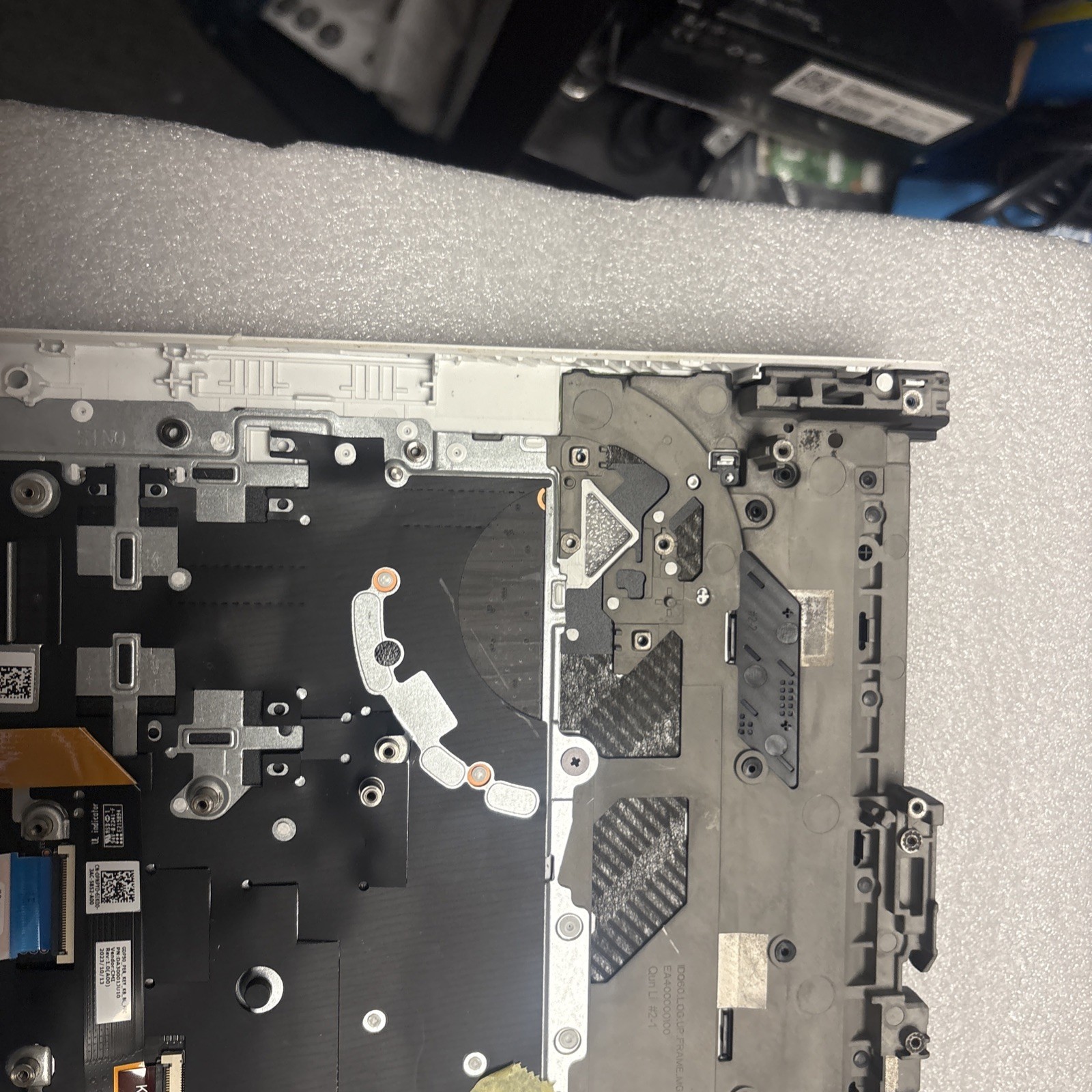 Dell G16 7630 7635 Palmrest W/ Backlit US Keyboard White – 7XTGH 07XTGH M72