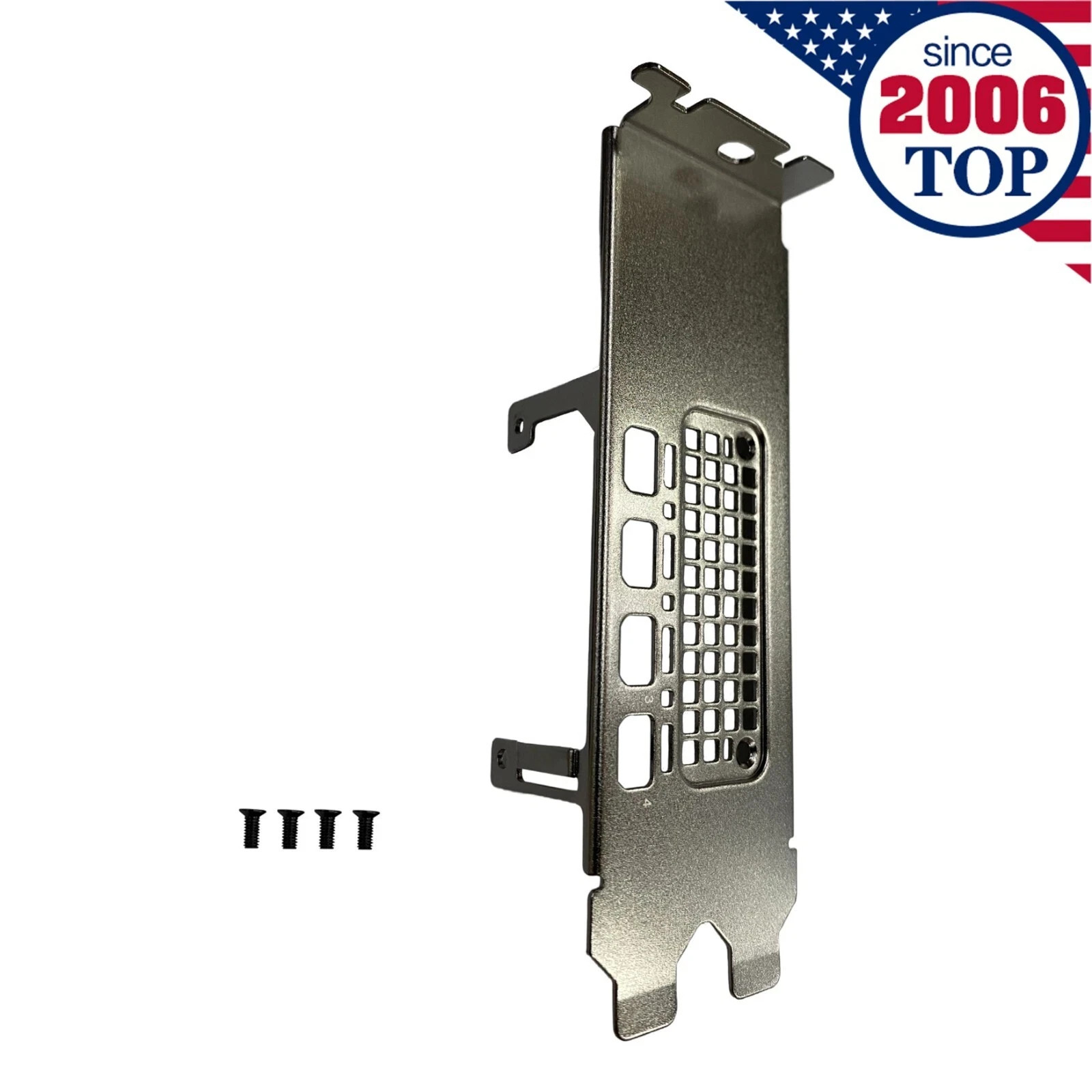 New Long Full Height Bracket for Nvidia Quadro RTX A2000 A4000 w/ Screws