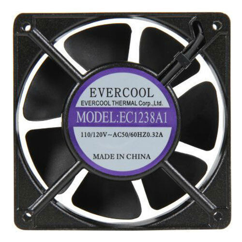 Evercool 120mm x 38mm 110V 115V 120V Ball Bearing AC Cooling Fan EC1238A1