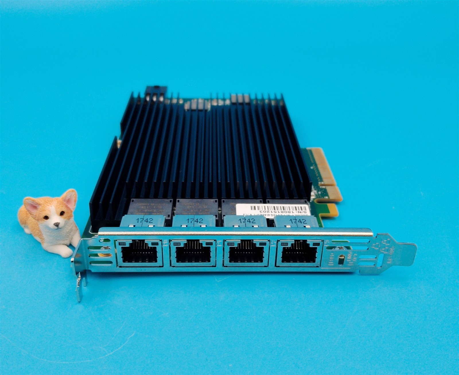 PE310G4I40EU-T SILICOM QUAD PORT 10GB PCLE RJ45 X540-T4 ETHERNET NETWORK ADAPTER