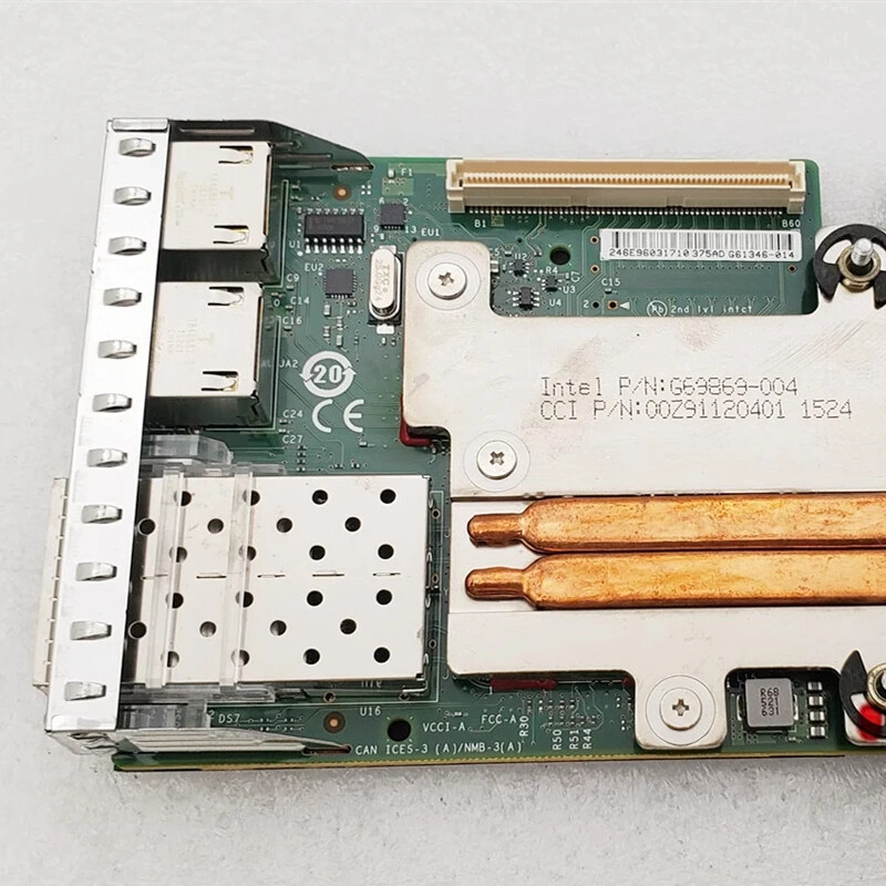 Network Card 0C63DV For DELL R620 R720 R630 R730 R640 R740 Server Ethernet Card